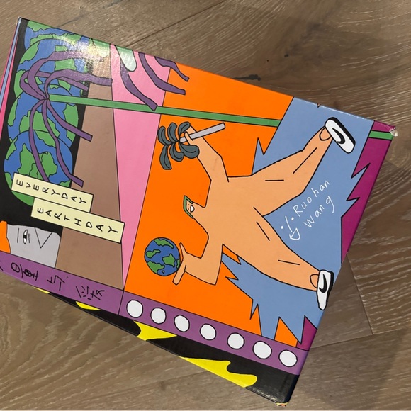 Nike Blazer Mid 77 Flyleather Ruohan Wang Sneakers 11 w/ Box - Picture 4 of 5